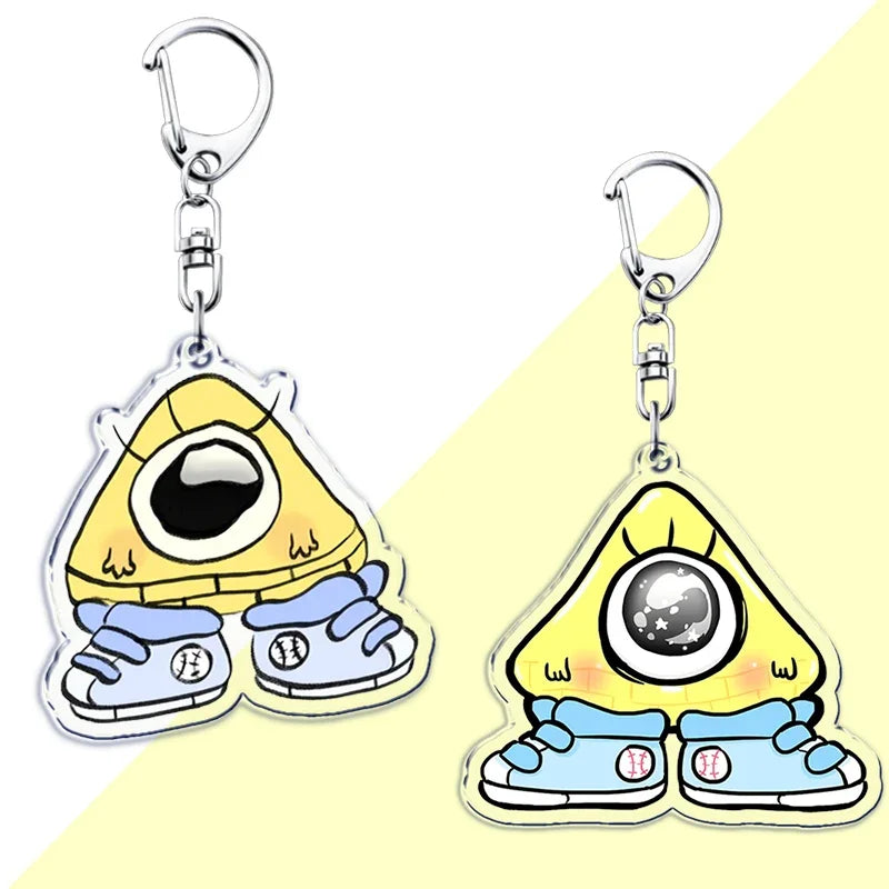 Cartoon Cute Keychain Key Chain Ring for Bag Cipher Baby Keyring Jewelry Anime Gravity Fans Halloween Christmas Gifts