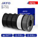 JAYO 5 Rolls 3D PETG / High Speed Matte PETG 3D Filament 1.75mm 30mm/s - 600mm/s Print Range PETG 3D Printer Filament for 3D
