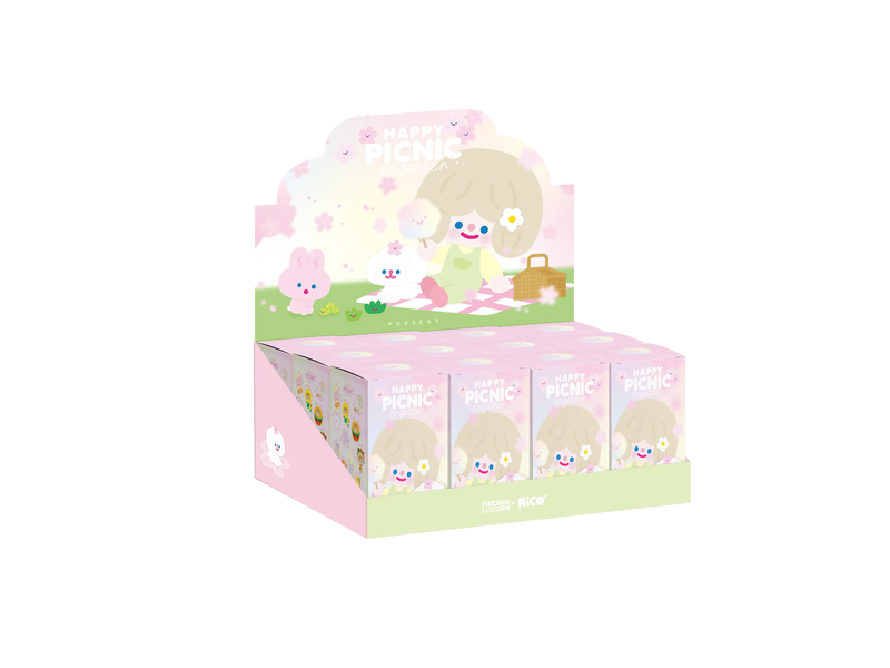 F.UN RiCO Happy Picnic Together Series Blind Box Spring Go Picnic Kawaii Action Figures Mystery Christmas Gift Kid Toy