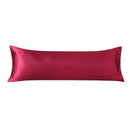20x54 inch Couple Double Pillow Case Satin Pillow Cases Solid Color Long Lovers Wedding Pillowcases