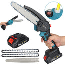 3000w Cordless Chain Saw 6/8 Inch Electric Chainsaw Rechargeable Pruning Wood Cutting Power Tools For 18V Battery
