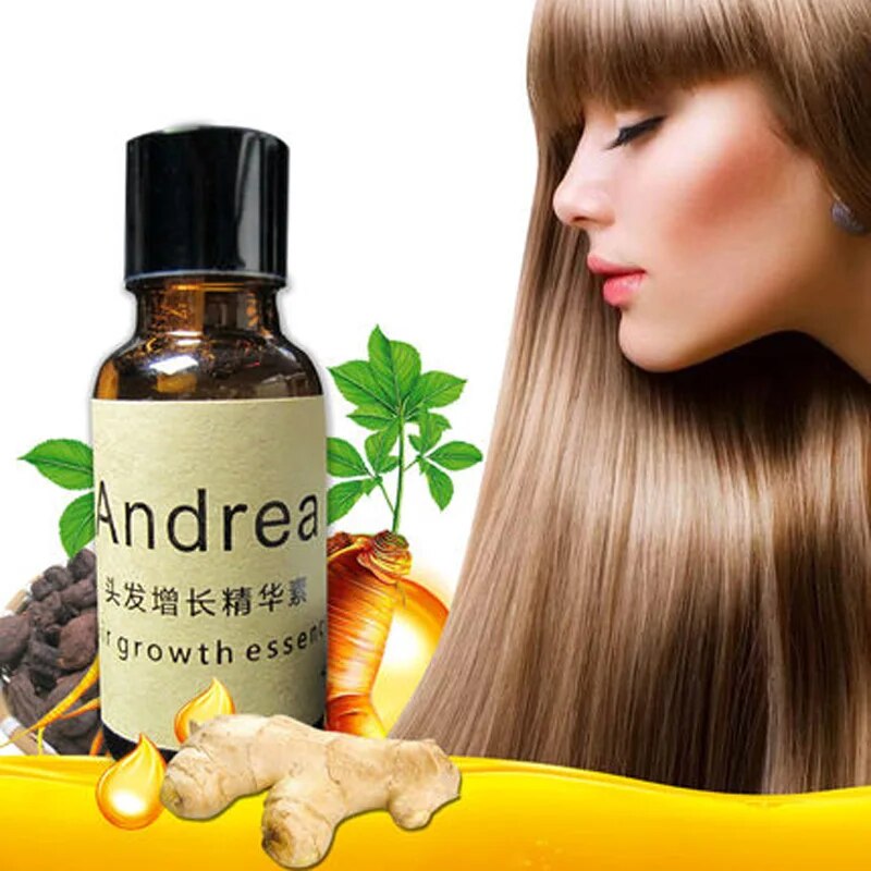 Andrea Ginger Extract Dense Hair Fast Sunburst Hair Growth Essence Restoration Hair Loss Liquid Serum Hair Care Oil