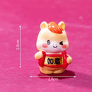 1PC 2026 New Year Figurines Miniatures Cartoon Lucky Horse Micro Landscape Ornaments Home Desk Decorations Room Decor Gift