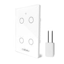 WiFi EU Interruptor De Luz Inteligente 120 Tipo Painel De Toque De Parede Sem Neutro interuptor inteligentes wifi switch