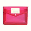 A4 file storage bags & folders, transparent storage and organization bags with labels