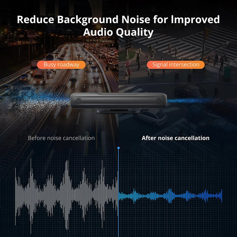 ATOTO AC-MIC20 Car Noise Cancellation Dual Microphone with Clear Voice Commands and Recognition, for X10 Series Car Stereo Radio