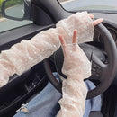 Women's Sleeves Lace Hollow Arm Guards Fashion Women's Instagram Loose Sleeve Gloves Thin Arm Sleeves Sunshade Sleeves