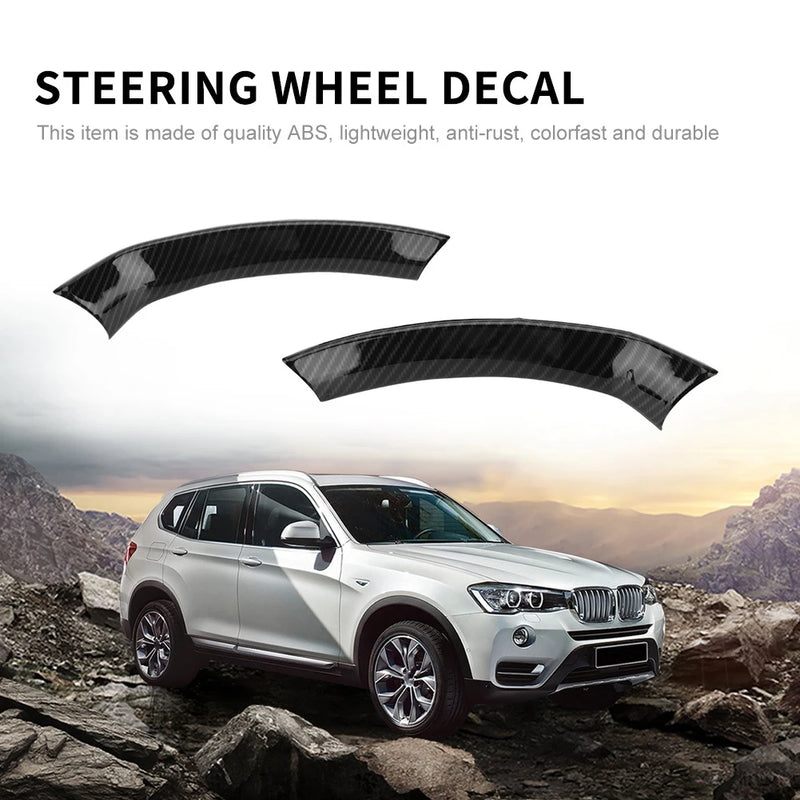 Car Interior Steering Wheel Decorative Decor Cover Trim for Alfa Romeo Stelvio/Giulia