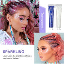 6 Colors Holographic Body Glitter Gel Set Christmas Party Makeup Face Eye Lips Hair Nail Cosmetic Festival Glitter Eyeshadow