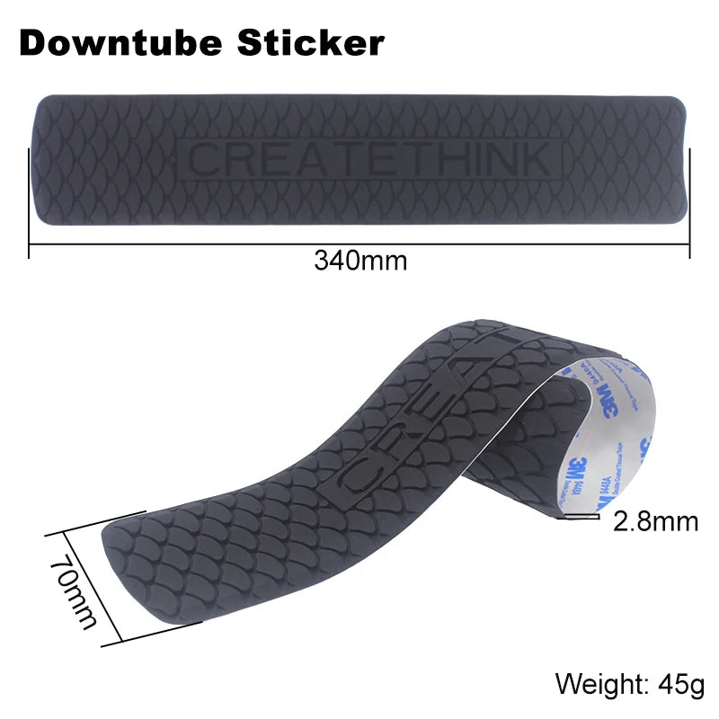 HEPPE Bicycle Frame Scratch-Resistant Protector Sticker MTB Road Bike Anti-Scratch Sticker Bike Silicone Protection Chain Guard