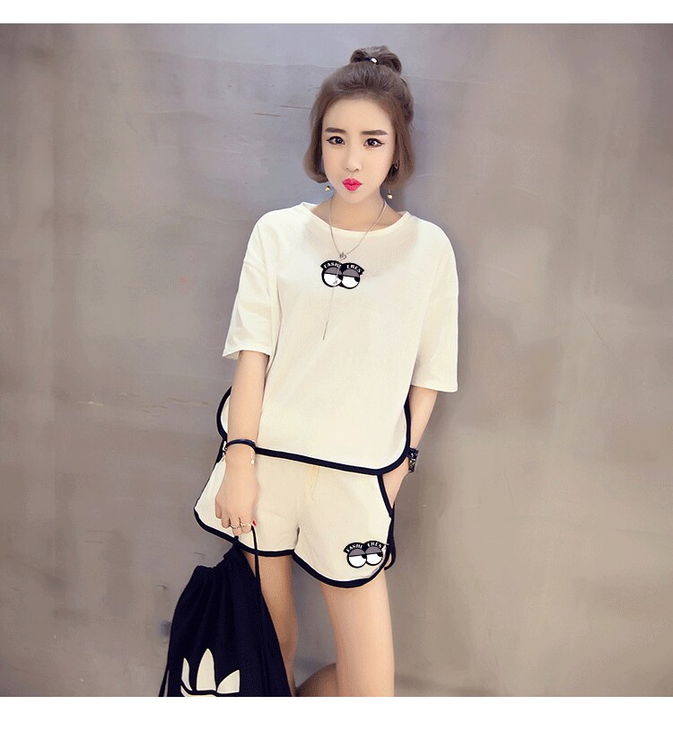 Hot sale Summer Shorts Pajama Sets for Women Short Sleeve Sleepwear Cute Girls Cartoon Pyjama Homewear Pijama Mujer Home Clothes