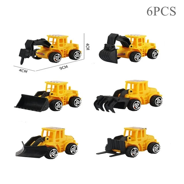 Excavator Crane Tractor Birthday Cake Topper Construction Party Cake Decor Kids Boy 1st Baby Shower One Year Happy Birthday Cake