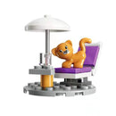 SLUBAN Girl Princess Royal Carriage Wagon Horse Racing Party Model Building Blocks Enlighten Action Figure Toys For Children