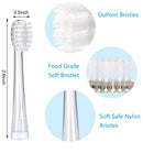Seago YCSG-831 Kids Brush Heads Children Electric Toothbrush Replacement Heads For Seago EK6 977 Sonic Electric Toothbrush 4pcs