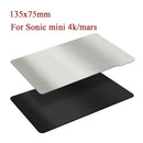 Spring Steel Sheet Plate Flexible Magnetic Sticker Flex 135x80 Heatbed 3D Printer Parts For Elegoo Mars ANYCUBIC Mono X CREALITY