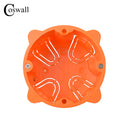 Fireproof PC Material 1 Gang Dry Lining Box For Gypsum Board/Drywall/Plasterboad/ Downlight 47mm Depth Switch/Socket Cassette