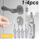 1-4pcs SS001 Key Decoder Tool Pickup Hand Tool Stainless Steel Precision Tool O-ring Pickup Kit Maintenance Repair Kit ﻿