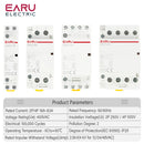 2P 4P 16A 20A 25A 32A 50A 40A 63A AC 220V 50/60Hz Din Rail Household Modular AC Contactor Switch Controller DIY Smart Home Hotel