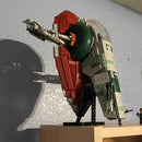 24 PCS MOC Vertical Display Stand Kit Compatible with 75243 Space Fighter Model Set Building Blocks DIY Bricks Kid Toys Gifts