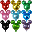 10pcs 40X40CM Mickey Minnie Mouse Head Aluminum Foil Balloon Baby Shower Birthday Party Decoration Kids Toys Supplies Air Globos