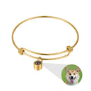 Titanium Steel Personality Picture Custom Fashion Men And Women Bracelet Christmas Couple Party Memories Series High-End Jewelry