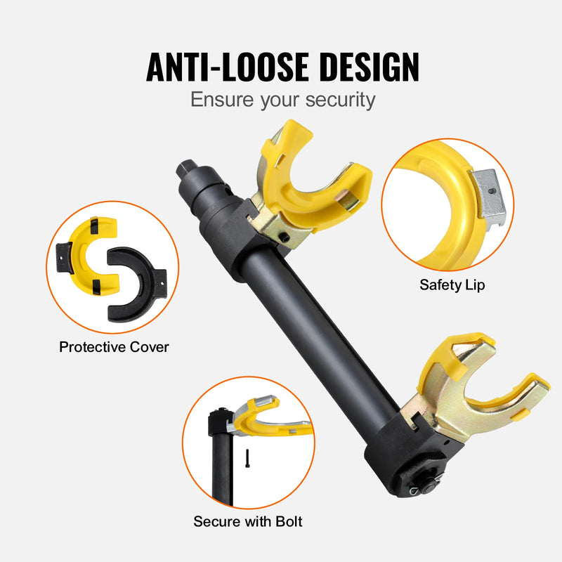 SucceBuy Strut Spring Compressor Macpherson Strut Spring Compressor Kit Interchangeable Fork Strut Coil Extractor Remover Tool