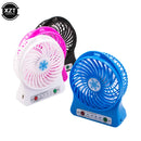 New Portable Rechargeable Led Light Fan Air Cooler Mini Desk Usb Fan Third Wind Usb Fan Cooling Handheld Mini Fan Hot Sale
