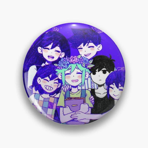 Omori Badge Pines Pin Manga Metal Shirt Broches Pin Clothes Lapel Funny