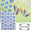 3D Bunny Nail Art Sticker Decals Decorations Easter Egg Design Cute Cartoon Rabbit Flower Nail Stickers Sliders for Manicure