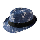 Straw Sun Hat Mens Womens Casual Breathable Cowboy Wide Brim Jazz Hat Sun Protection Fashion Beach Caps Summer