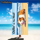 30*60inch Ultra-Soft Beach Towel with Beach Fun Guinea Pig Chillin in The Heat Towel