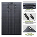 ALLPOWERS Flexible Solar Panel 100W Monocrystalline Solarpanel Solar Module Solar Cell Photovoltaic for Boat Roofs Garden RV