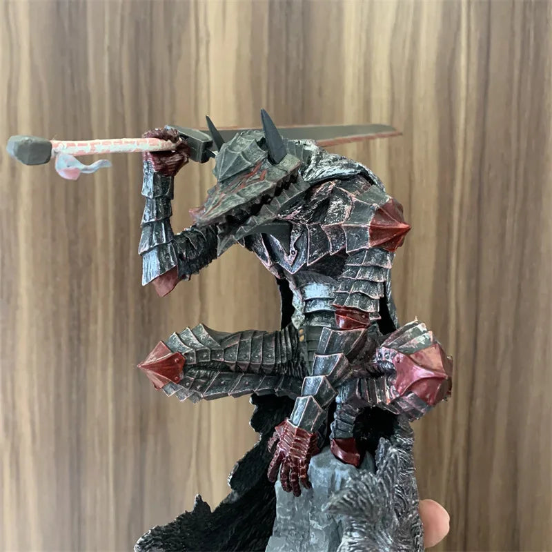 Anime Berserk Figure Guts Black Swordsman Anime PVC Action Figures Guts Beastization Warrior Griffith Toys Gifts 25cm