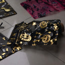 25/50pcs 10x15cm Halloween Organza Gift Bag Drawstring Spider Web Multi Color Printing Packaging Gift High Quality Candy Bag