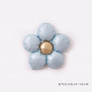 Matte Flower Aluminum Film Balloons Baby 1st Birthday Wedding Party Balloon Boy Girl Baby Shower Supplies Toy Baloon Ballons
