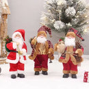 2024 Xmas Decor for Home Party Ornaments Christmas Ornaments Santa Claus Doll with Gift Bags