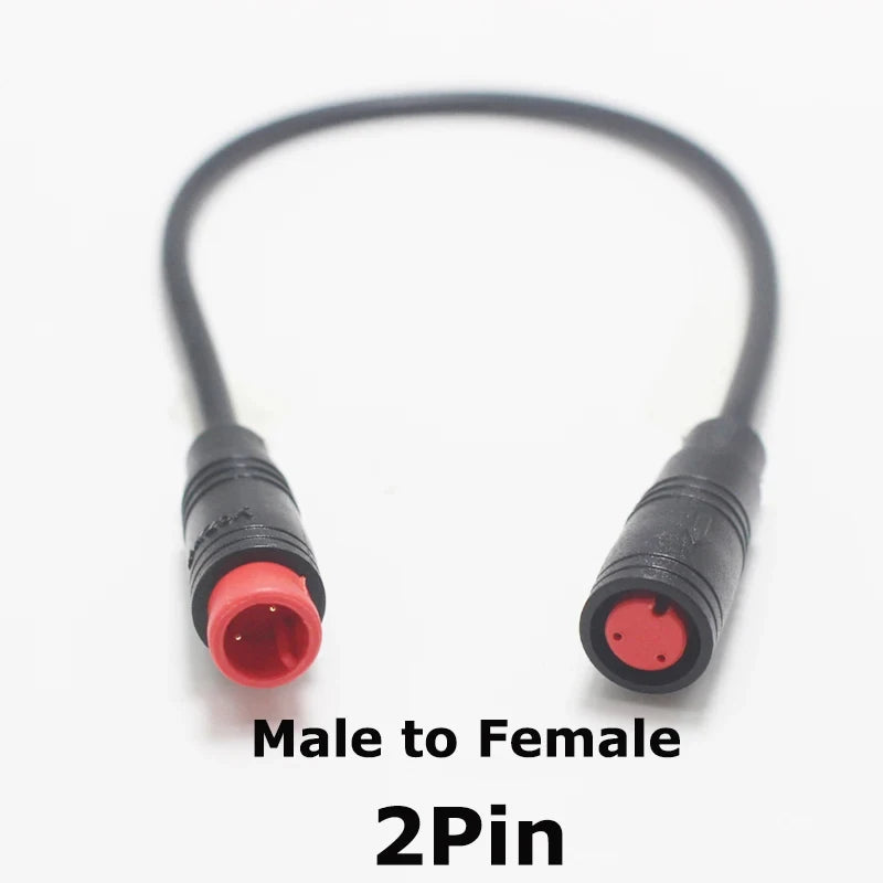 20cm M8 Cable Julet Extension 2 3 4 5 6 8 Pin Connector Female to Male Plug Ebike Brake Display Throttle DIY Electric Bicycle