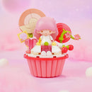 New Keeppley Sanrio Building Block Kuromi Gemini Hellokitty Cartoon Ice Cream Cake Decoration Model Children's Toy Birthday Gift