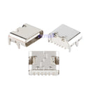 10Pcs USB Connector Type C Female Charging Port Jack 2/6/16 Pin Type-C Socket PCB Soldering SMD SMT DIY Repair Type C Adapter