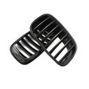 Car Front Hood Grill Kidney Grilles Racing Grill Auto AccessoriesPair For BMW X5 X6 E70 E71 2007-2013 Matte Black Grill CAR