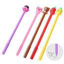 10/20/30/40/50 Cute Cartoon Gel Pen 0.5MM ink Pen Birthday Gift School Award Student Gift Fun Girl Pen Writing Korean Stationery