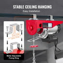 SucceBuy 1320-2200 lbs Wireless Electric Hoist with 40ft Single Cable Lifting Height Steel Wire Winch for Garage Warehouse