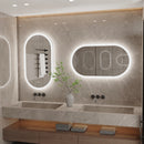 LUVODI Backlit Lighted Bathroom Mirror LED Bedroom Vanity Mirror Salon Mirror with Touch Sensor Dimming Defog IP44