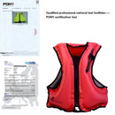 Adult Inflatable Swim Vest Life Jacket for Snorkeling Floating Device Swimming Drifting Surfing Water Sports Life Saving