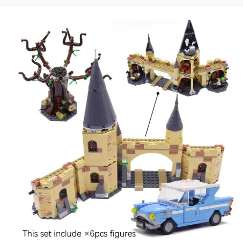 NEW 1083Pcs  Magic World of Wizards Classic Movies 12 Grimmauld Place Building Blocks Toys For Kids Gifts