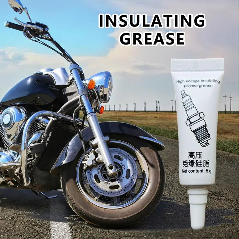 Spark Plug Grease Waterproof Electrical Contact Grease High-voltage Insulation Dielectric Sealant High-Temperature O Ring Grease