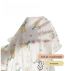 Girl's Summer Short Sleeve Romper Clothing Pure Cotton  Infant  Cute Lapel Printed Jumpsuit 1-3-6-9M Babe Pajamas