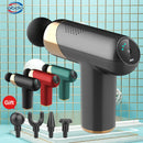 LCD Display Massage Gun Portable Percussion Massager For Neck Body Deep Tissue Muscle Relaxation Pain Relief Fitness