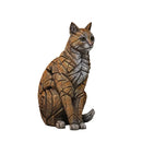 3D Cat Statue Resin Animal Sculpture Home Decor Accessories Sitting Cat Rupture Figurine Modern Art Crafts Collection Ornaments