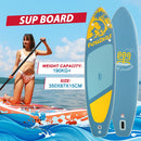 FunWater 350✖87✖15cm Sup Board Inflatable Surfboard Stand Up Paddle Board Inflatable Sup PaddleBoard with Accessories EU Stock